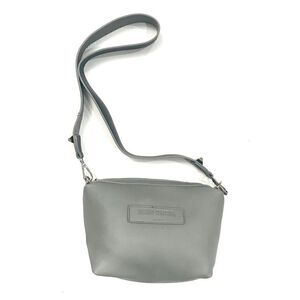 Dream Control Vegan Leather Gray Crossbody Bag